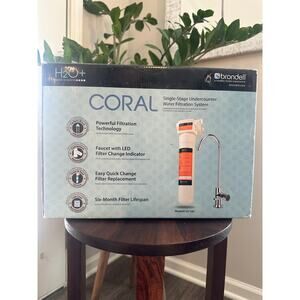 Brondell H2O Coral Single-Stage Advanced Water Filtration System NIB